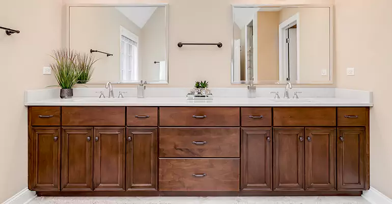 Bathroom Cabinet Renovation in Macon