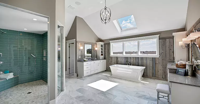 Guest Bathroom Flooring Remodel in Macon